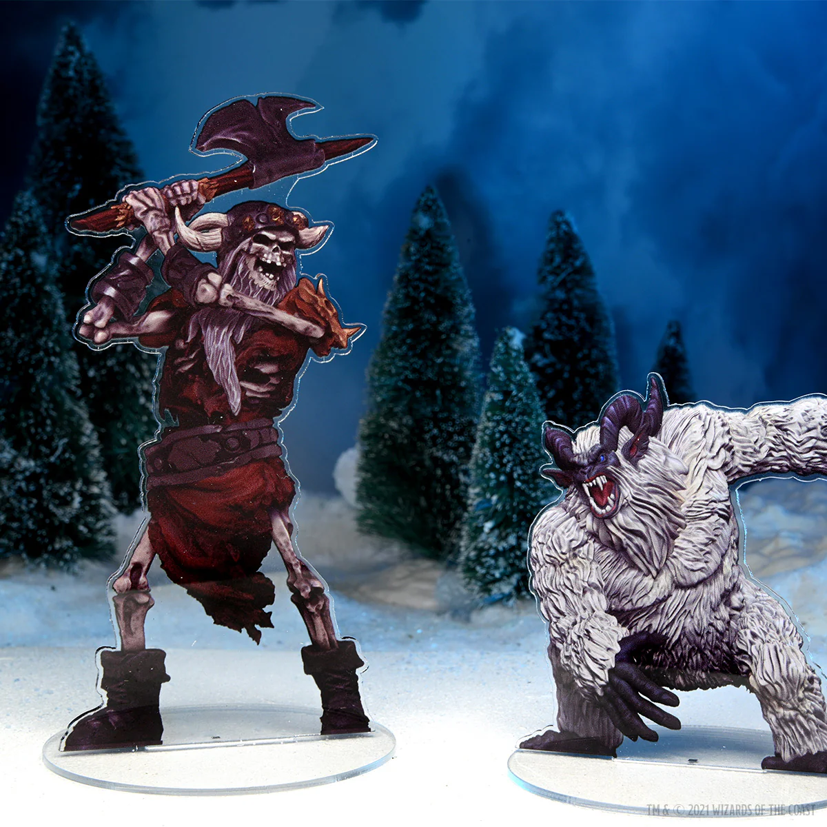 D&D Idols of the Realms: Icewind Dale Rime of the Frostmaiden - Frost Giant Skeleton - 2D Set - Image 8