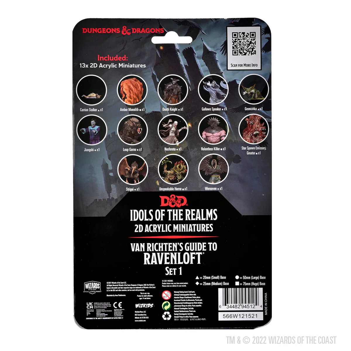 D&D Idols of the Realms: Van Richten's Guide to Ravenloft - 2D Set 1 - Image 2