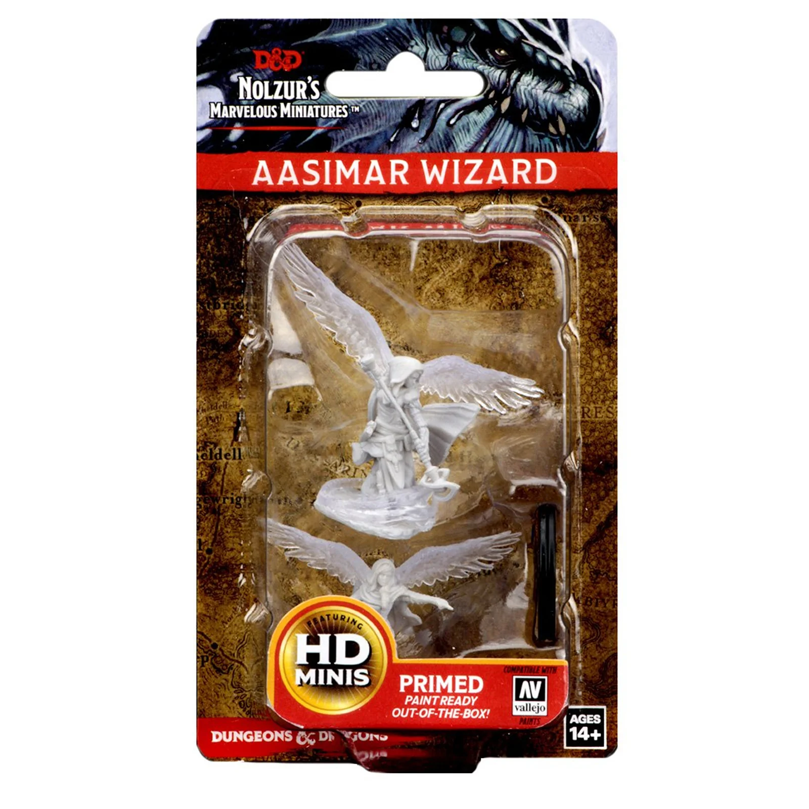 D&D Nolzur's Marvelous Miniatures: Aasimar Female Wizard