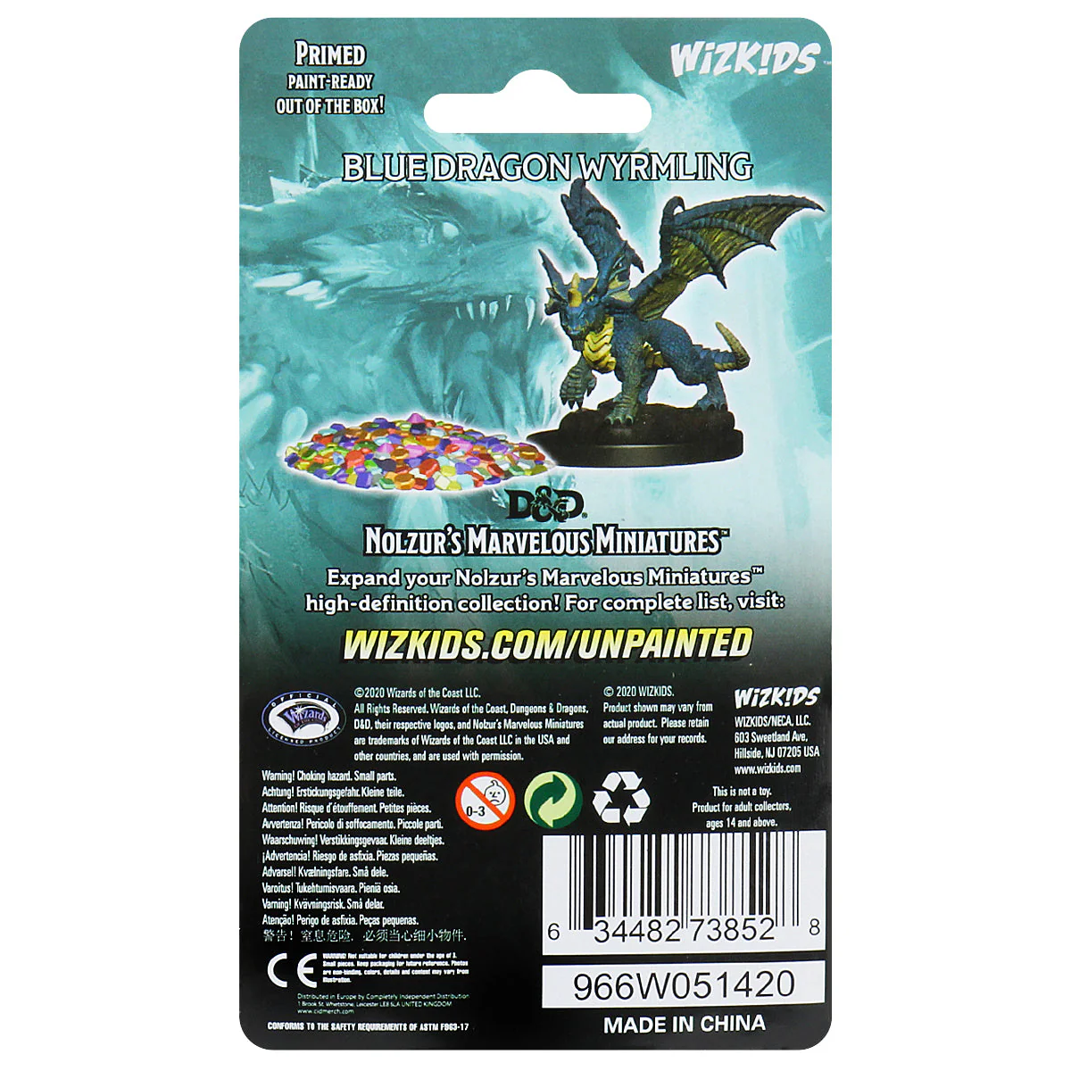 D&D Nolzur's Marvelous Miniatures - Blue Dragon Wyrmling - Image 2