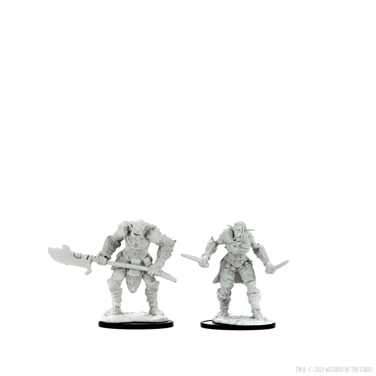 D&D Nolzur's Marvelous Miniatures: Bugbear Barbarian Male & Bugbear Rogue Female - Image 3