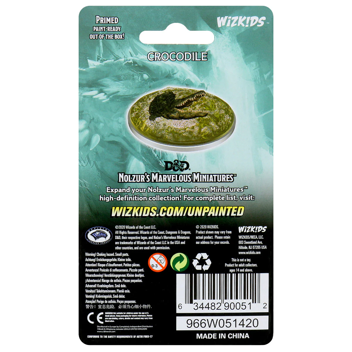 D&D Nolzur's Marvelous Miniatures - Crocodile - Image 2