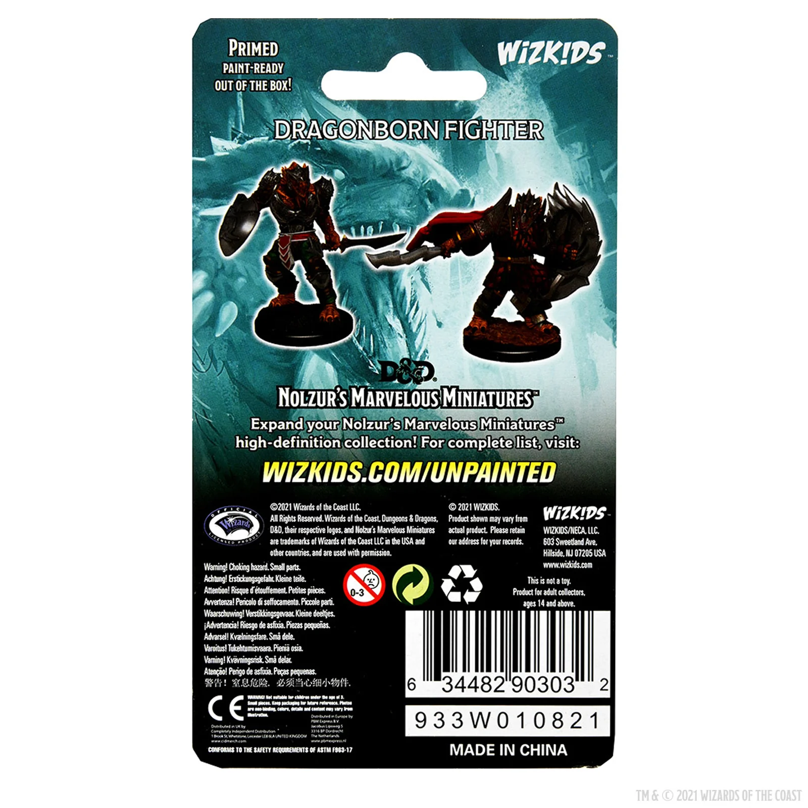 D&D Nolzur's Marvelous Miniatures: Dragonborn Fighter Male - Image 2