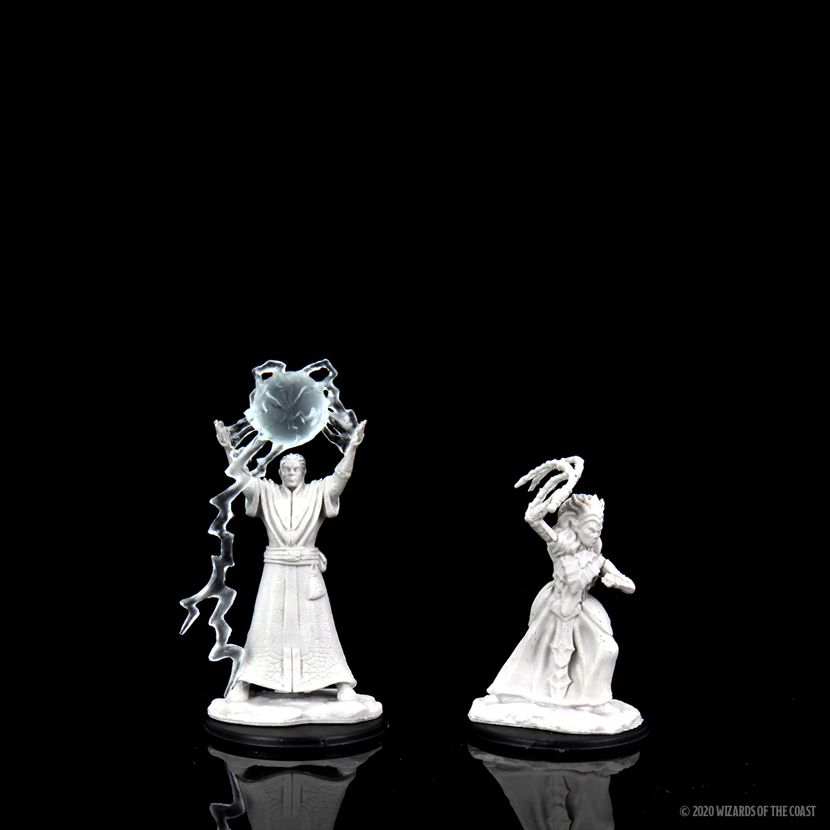 D&D Nolzur's Marvelous Miniatures - Drow Mage & Drow Priestess - Image 3