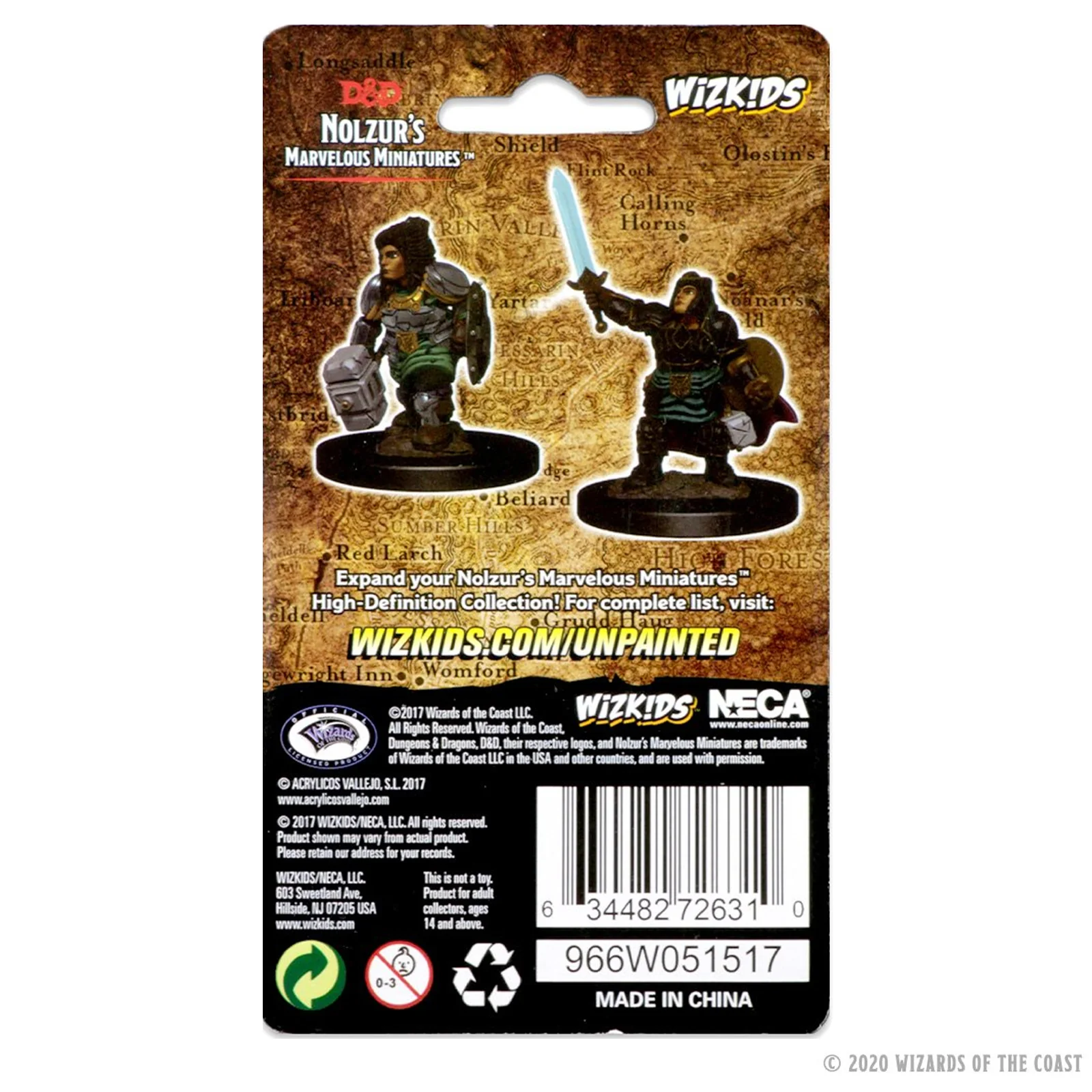 D&D Nolzur’s Marvelous Miniatures: Dwarf Female Paladin - Image 2