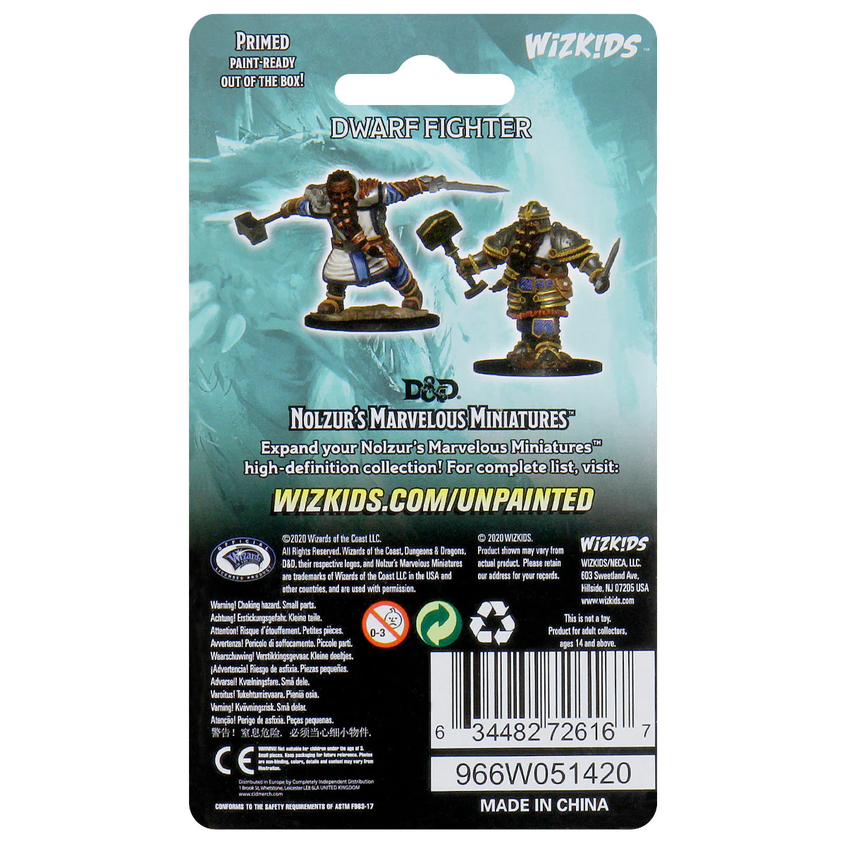 D&D Nolzur’s Marvelous Miniatures: Dwarf Male Fighter - Image 2