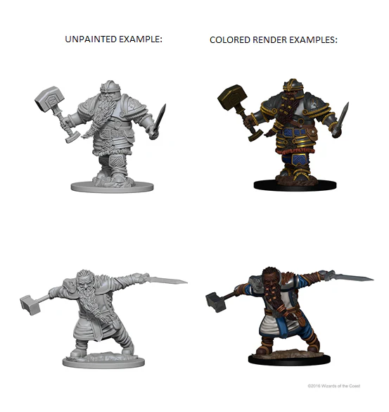 D&D Nolzur’s Marvelous Miniatures: Dwarf Male Fighter - Image 4