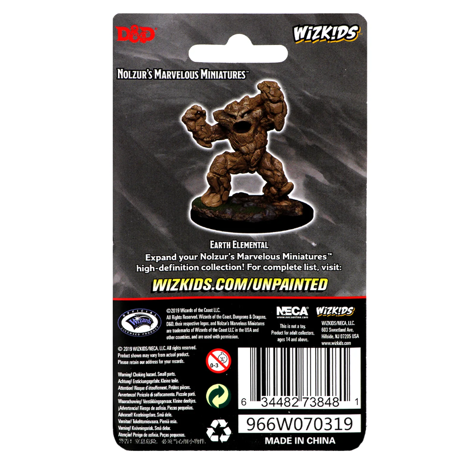 D&D Nolzur's Marvelous Miniatures -  Earth Elemental - Image 2
