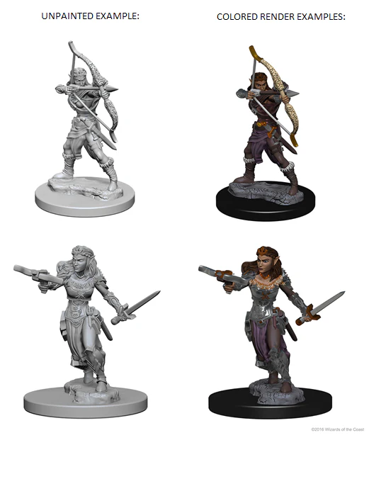 D&D Nolzur’s Marvelous Miniatures: Elf Female Ranger - Image 4