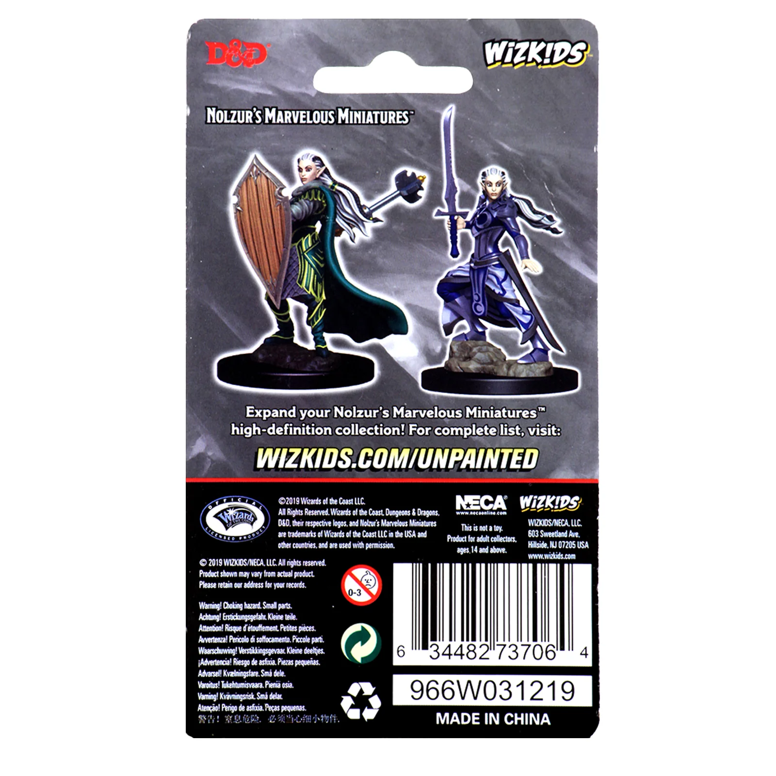 D&D Nolzur's Marvelous Miniatures - Female Elf Paladin - Image 2