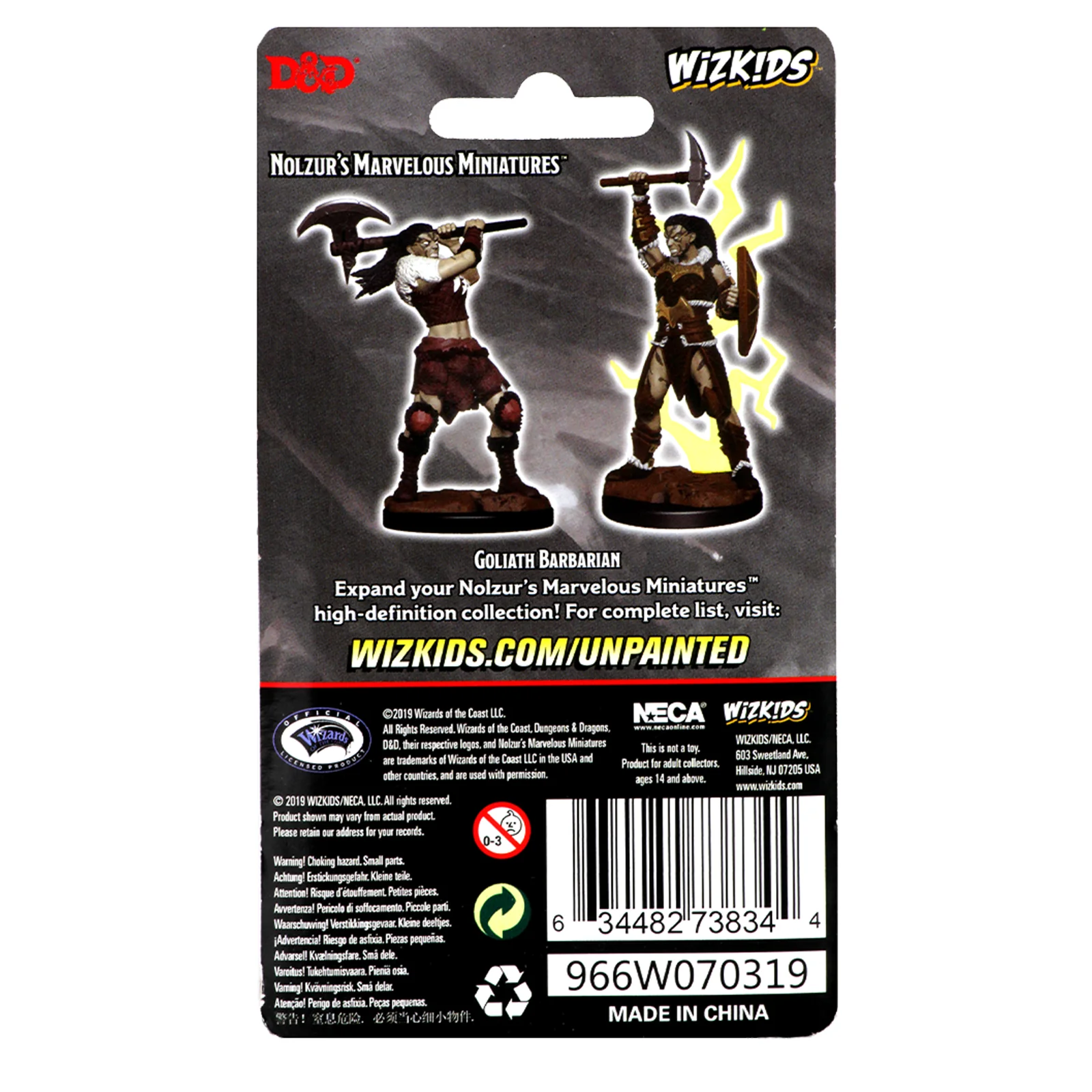 D&D Nolzur's Marvelous Miniatures - Female Goliath Barbarian - Image 2