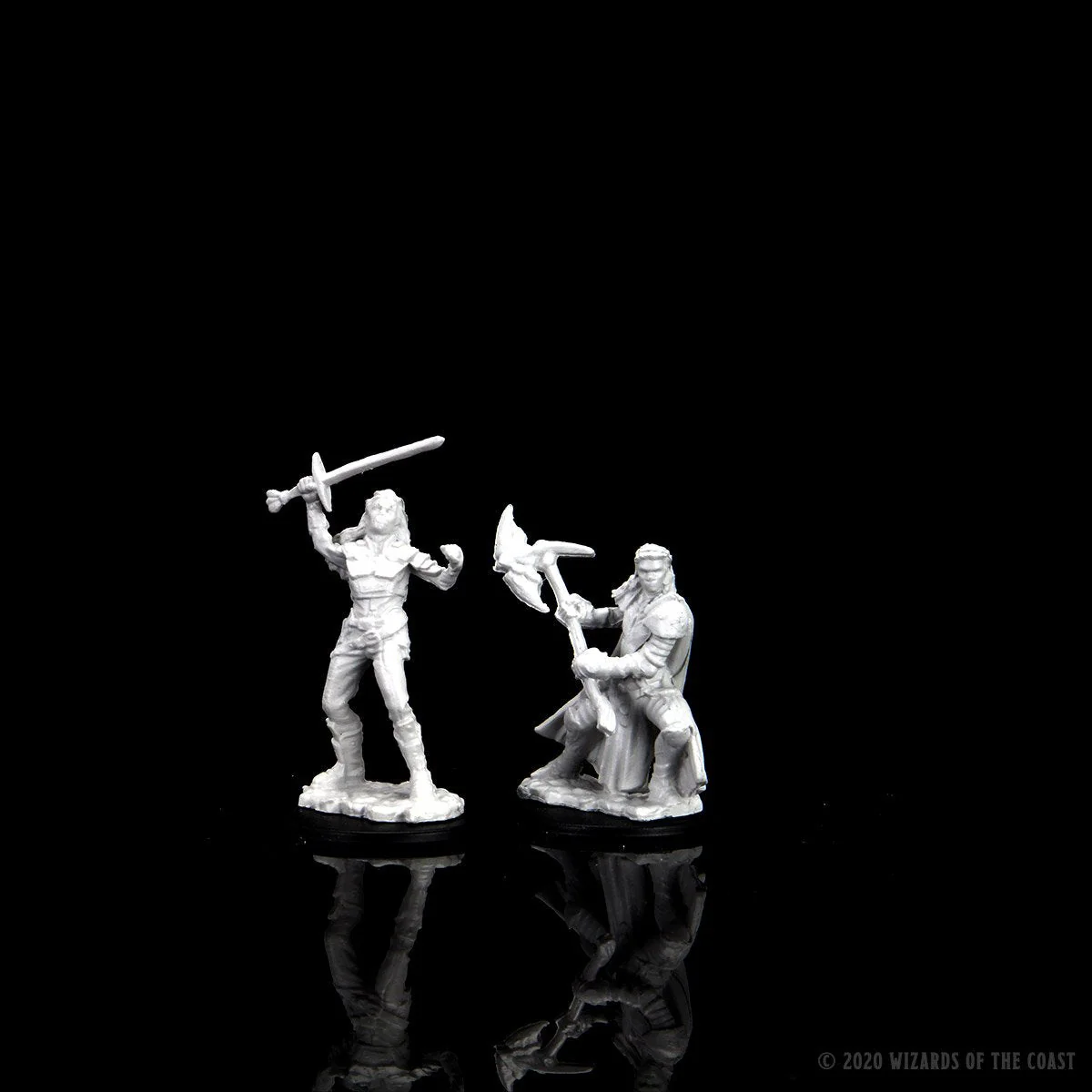 D&D Nolzur's Marvelous Miniatures - Female Half-Orc Fighter - Image 3