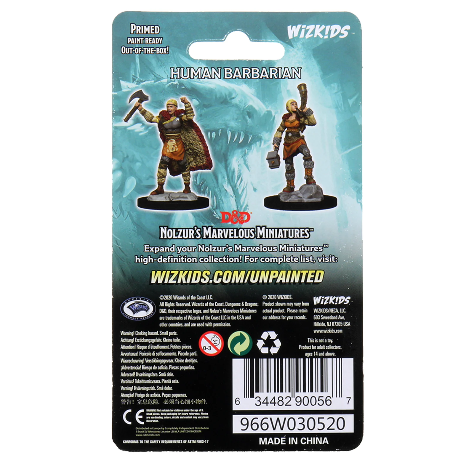 D&D Nolzur's Marvelous Miniatures - Female Human Barbarian - Image 2