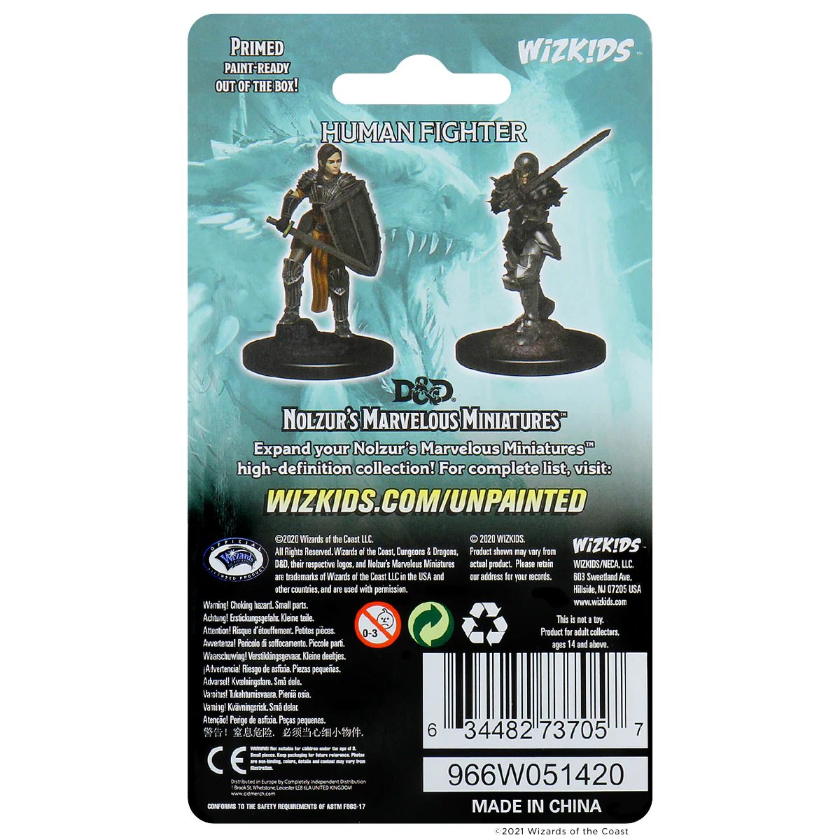 D&D Nolzur's Marvelous Miniatures - Female Human Fighter - Image 2