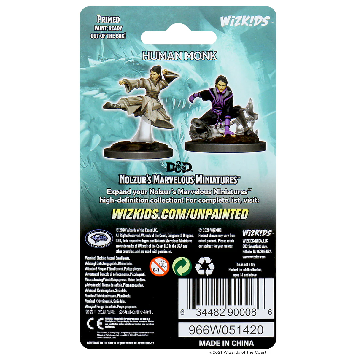 D&D Nolzur's Marvelous Miniatures - Female Human Monk - Image 2