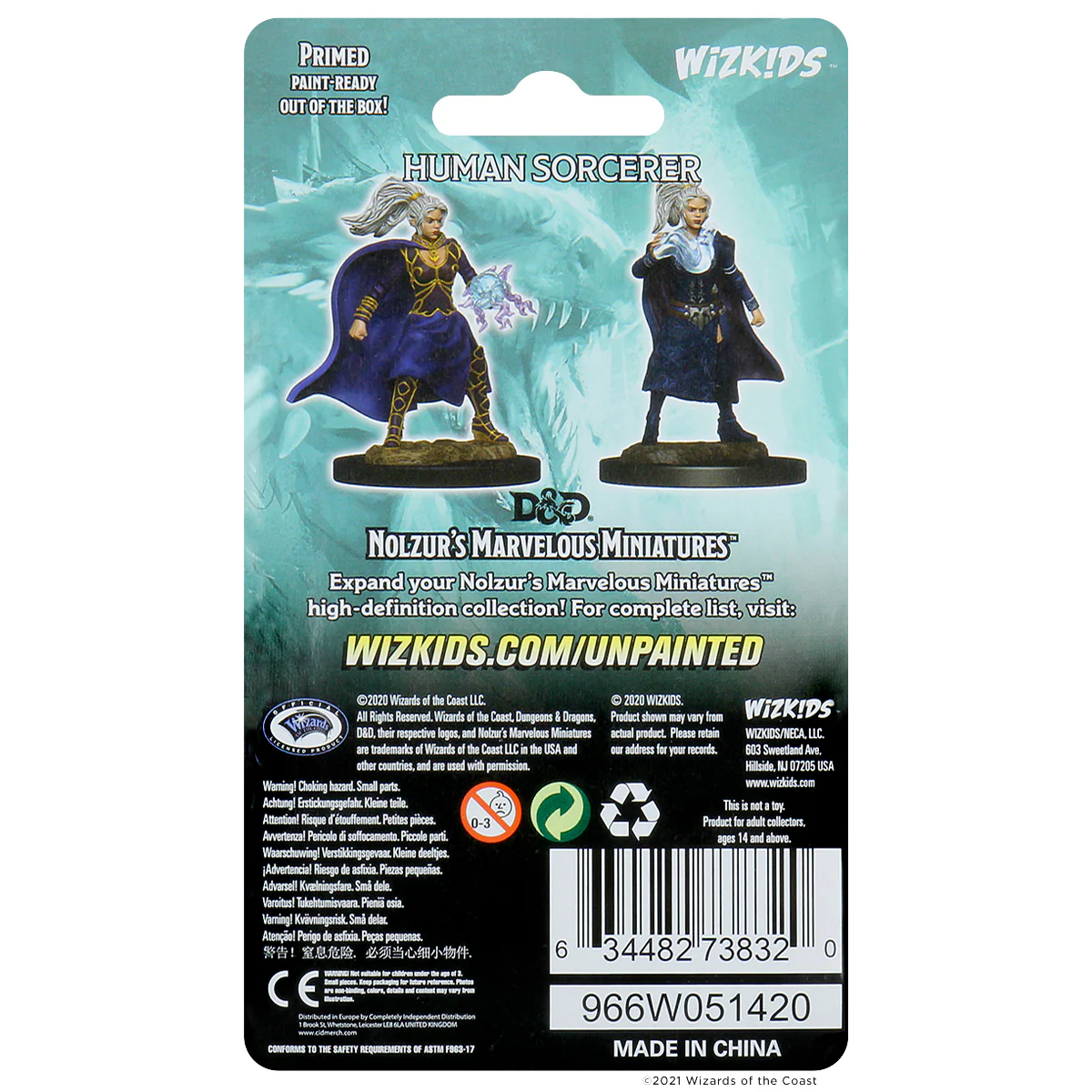 D&D Nolzur's Marvelous Miniatures - Female Human Sorcerer - Image 2