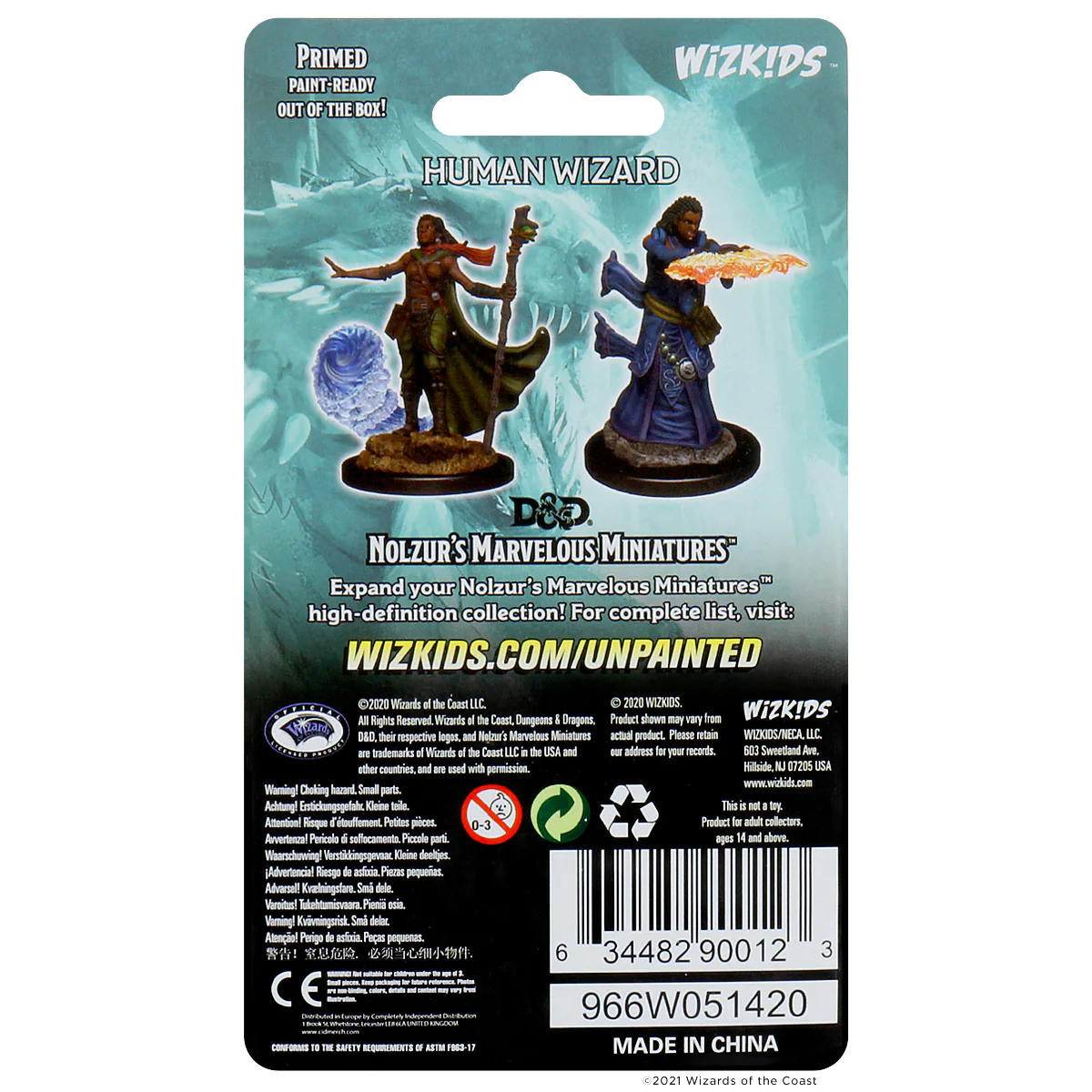 D&D Nolzur's Marvelous Miniatures - Female Human Wizard - Image 2