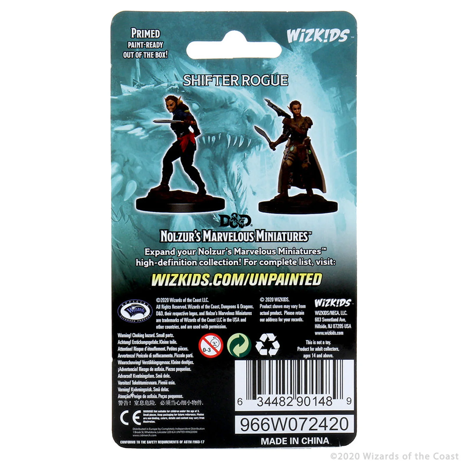 D&D Nolzur's Marvelous Miniatures: Shifter Rogue Female - Image 2