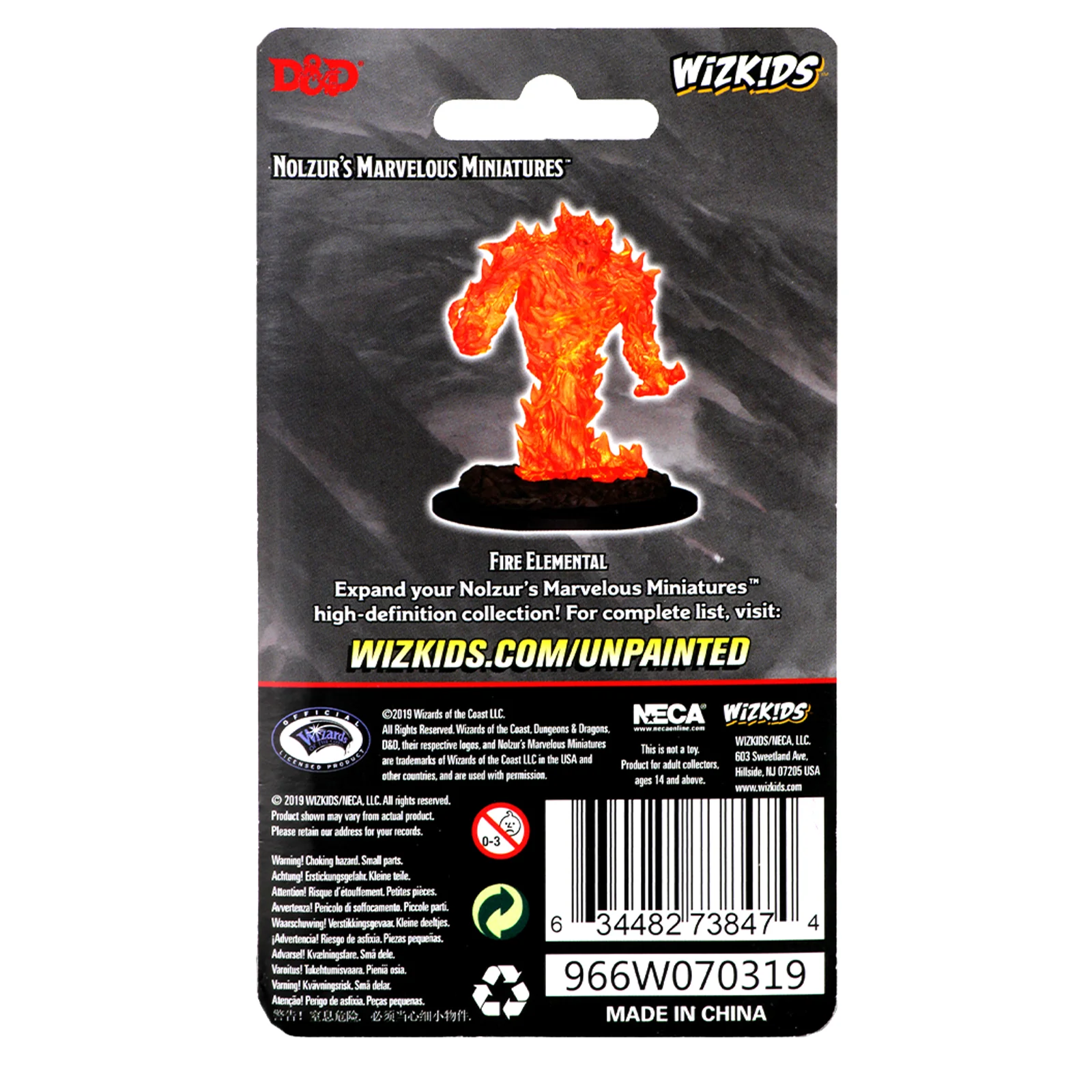 D&D Nolzur's Marvelous Miniatures - Fire Elemental - Image 2