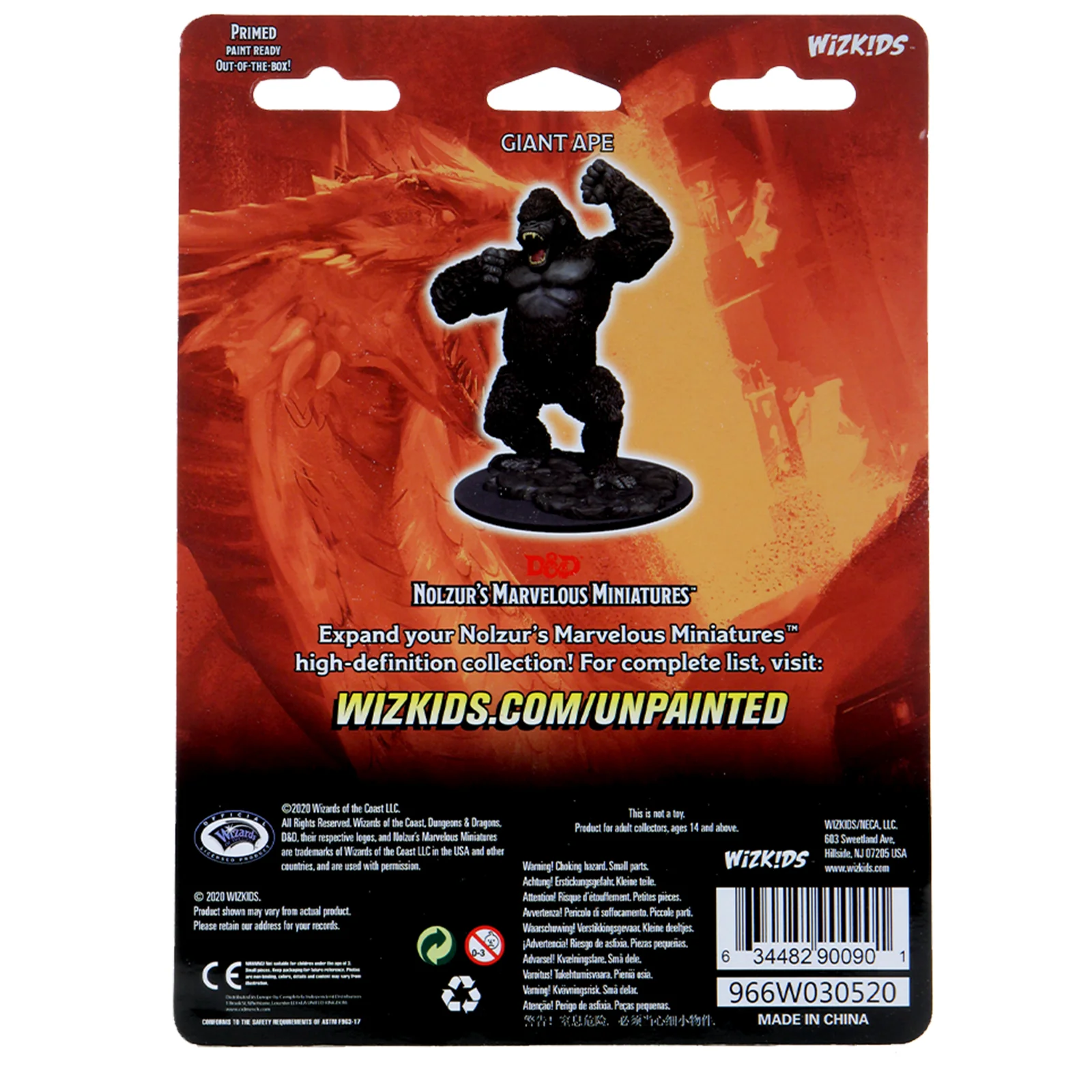 D&D Nolzur's Marvelous Miniatures - Giant Ape - Image 2