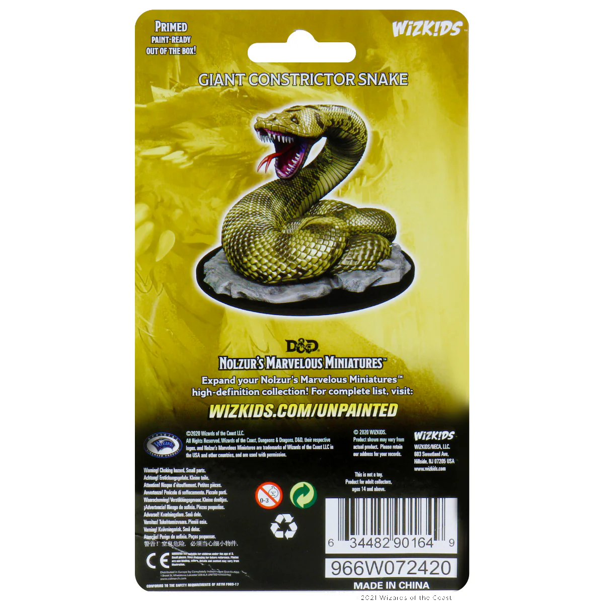 D&D Nolzur's Marvelous Miniatures: Giant Constrictor Snake - Image 2