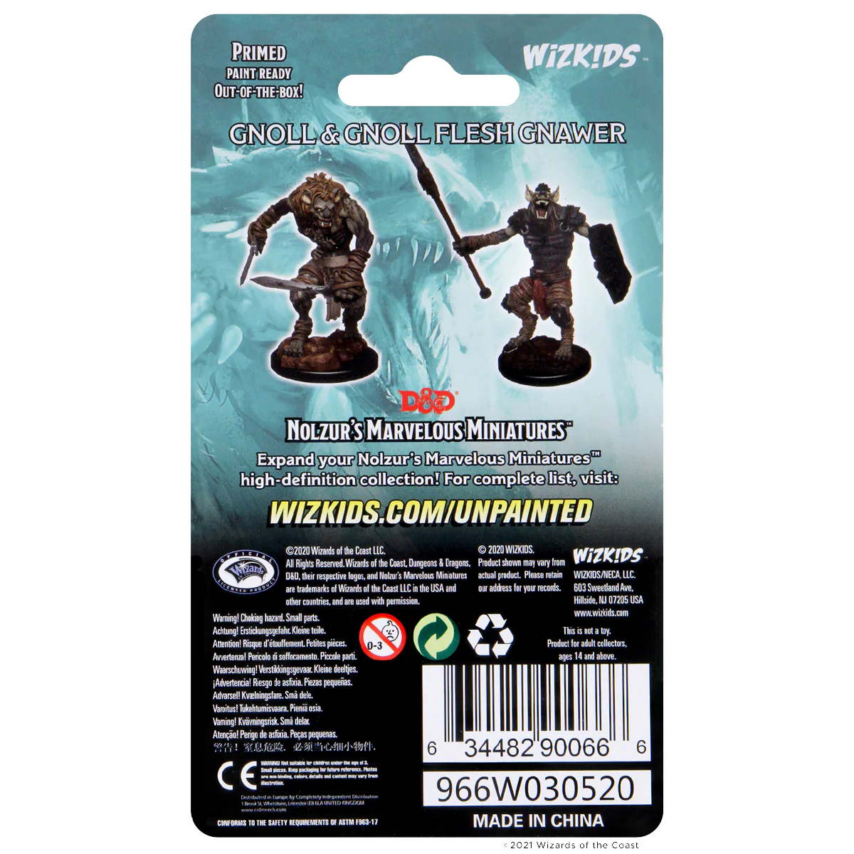 D&D Nolzur's Marvelous Miniatures - Gnoll & Gnoll Flesh Gnawer - Image 2