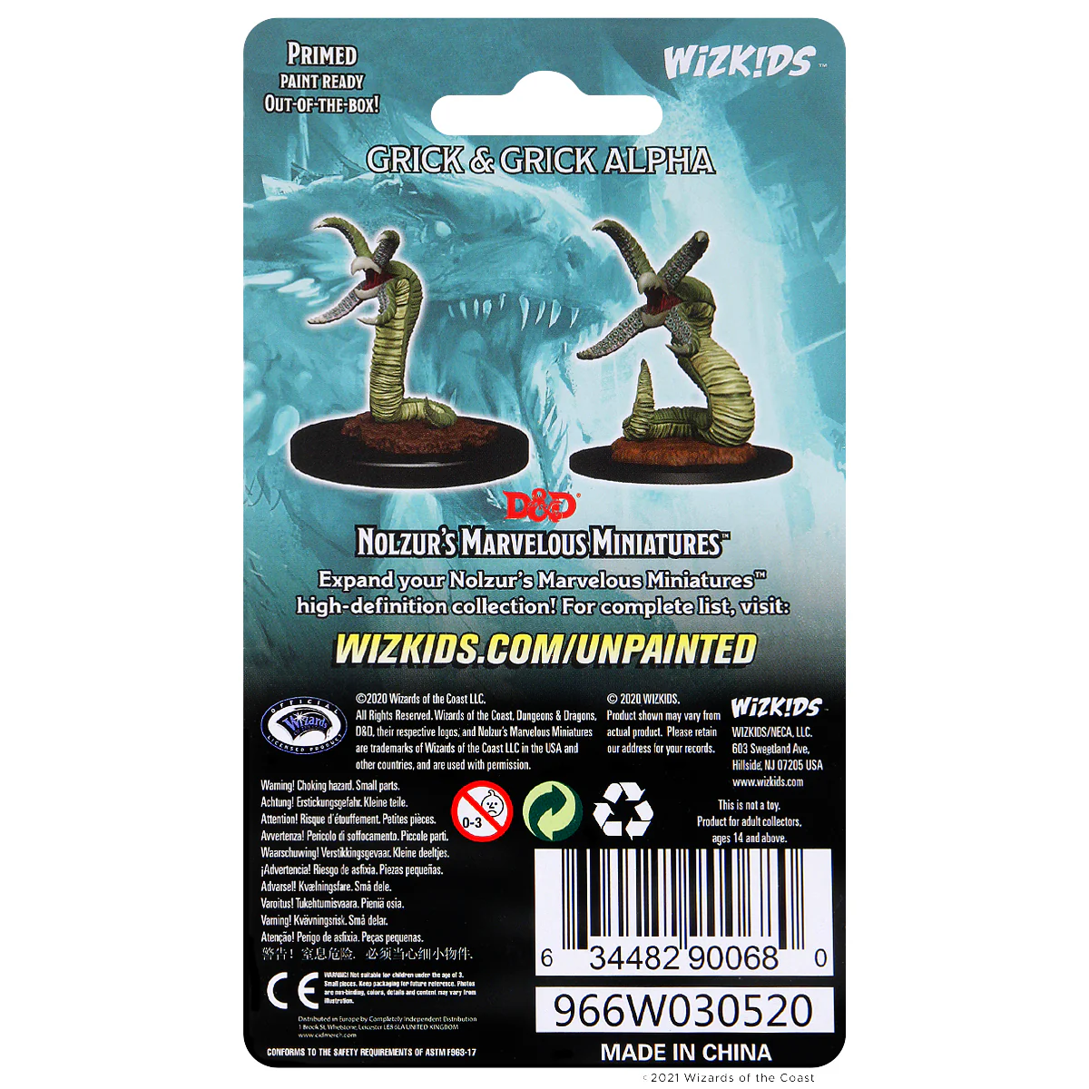 D&D Nolzur's Marvelous Miniatures - Grick & Grick Alpha - Image 2