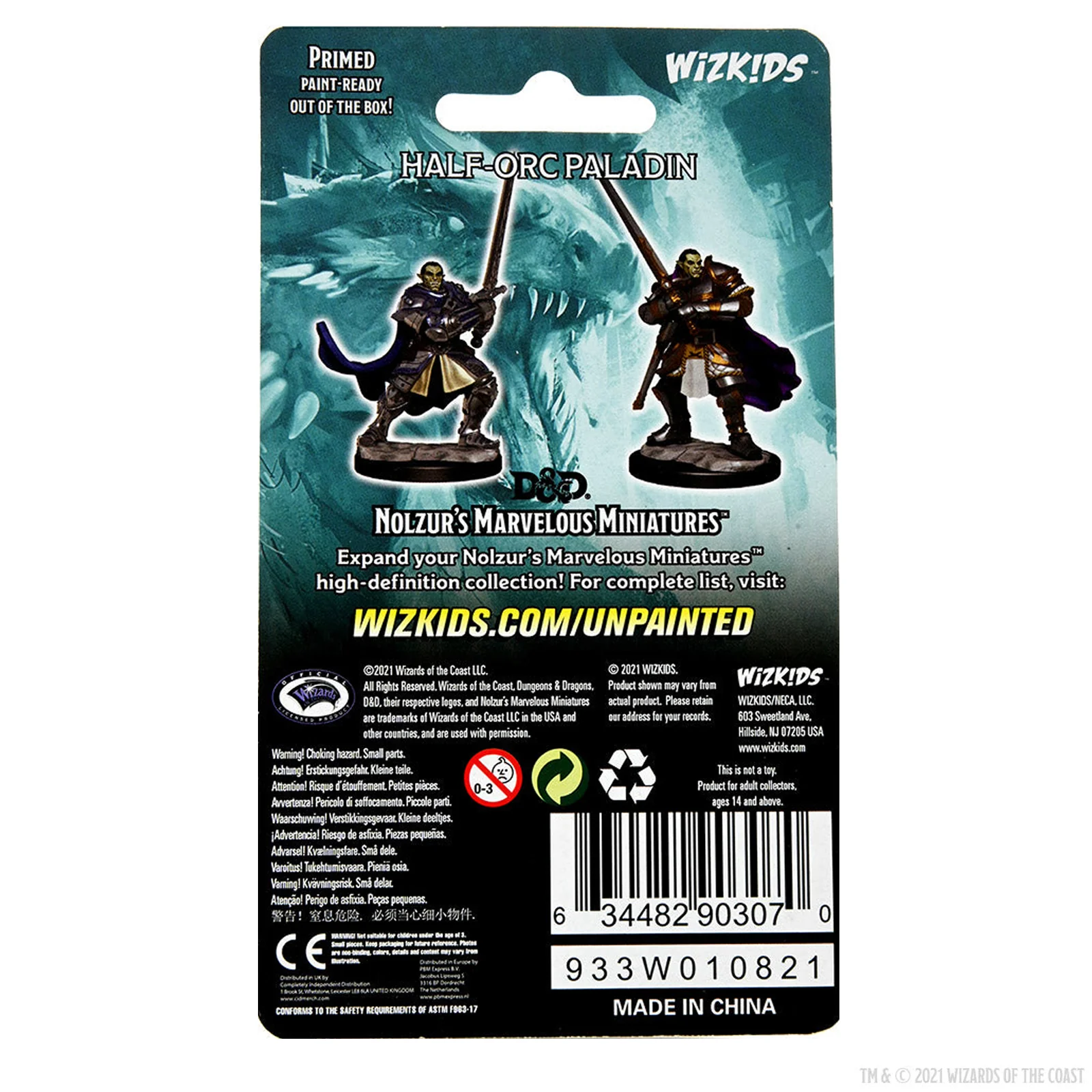 D&D Nolzur's Marvelous Miniatures: Half-Orc Paladin Male - Image 2