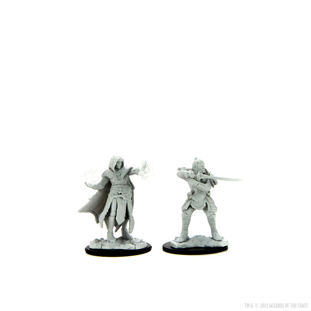 D&D Nolzur's Marvelous Miniatures: Hobgoblin Fighter Male & Hobgoblin Wizard Female - Image 3