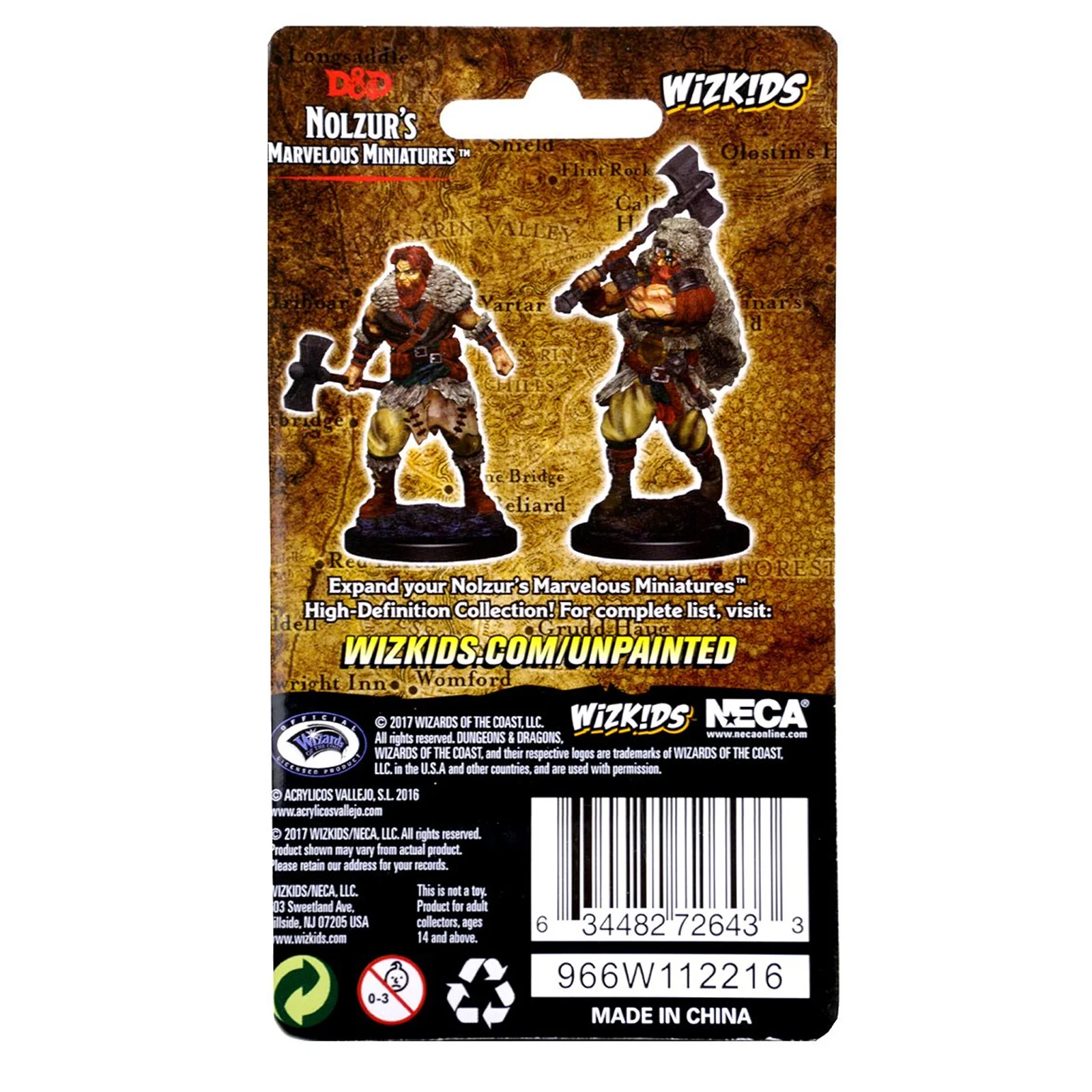 D&D Nolzur’s Marvelous Miniatures: Human Male Barbarian - Image 2