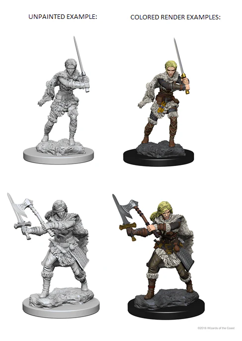 D&D Nolzur’s Marvelous Miniatures: Human Female Barbarian - Image 4