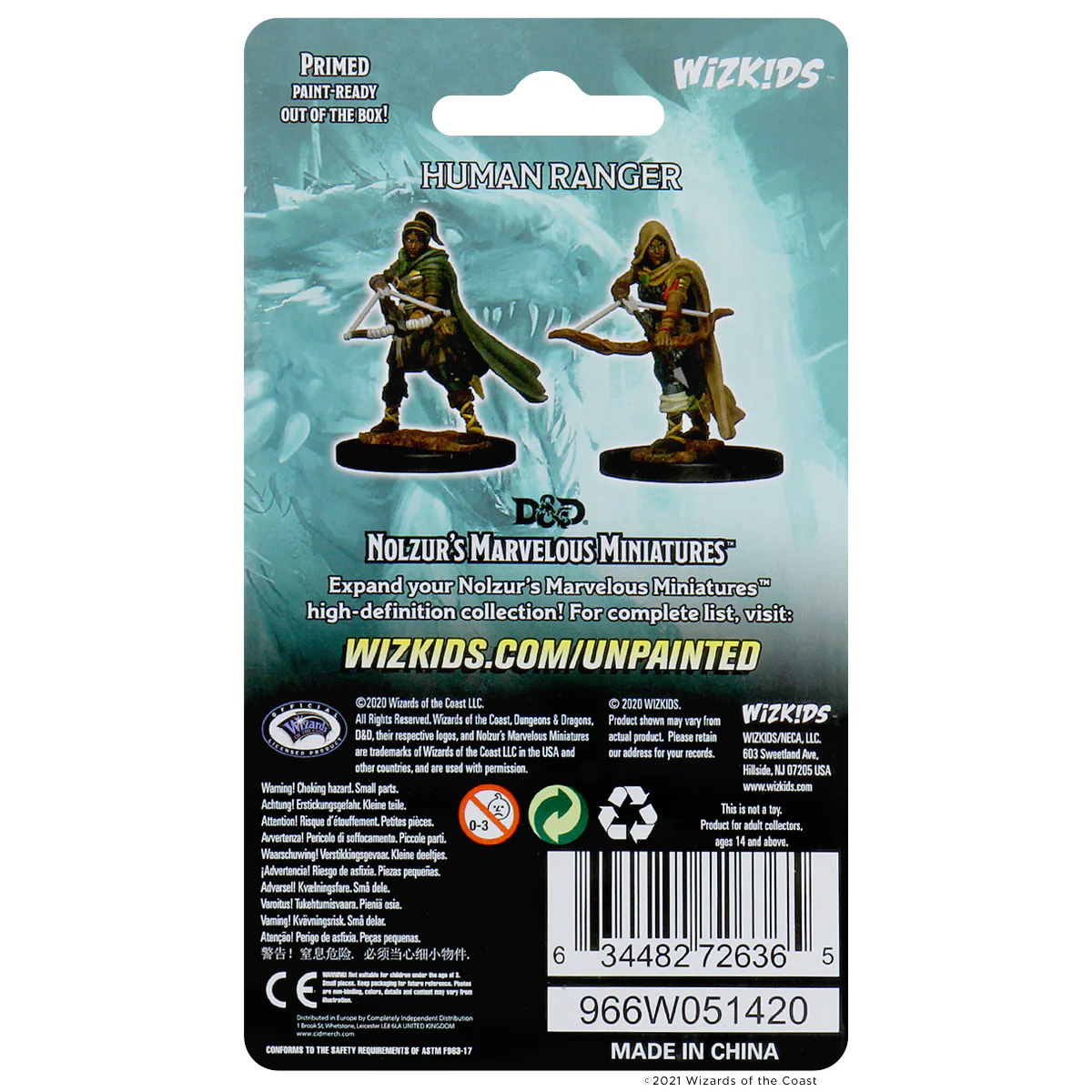 D&D Nolzur’s Marvelous Miniatures: Human Female Ranger - Image 2