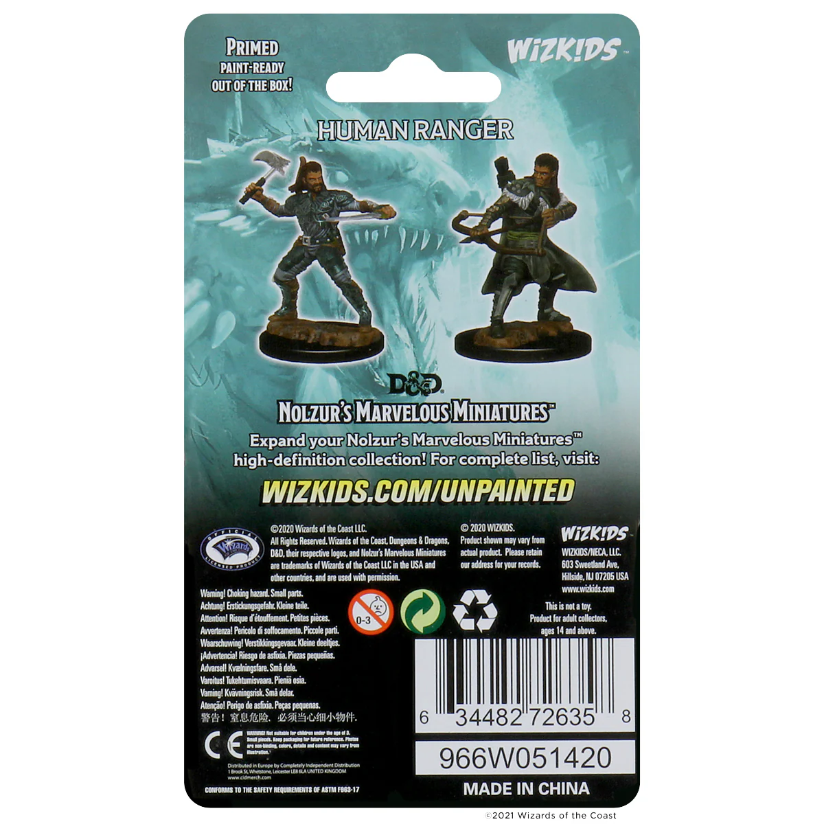 D&D Nolzur’s Marvelous Miniatures: Human Male Ranger - Image 2