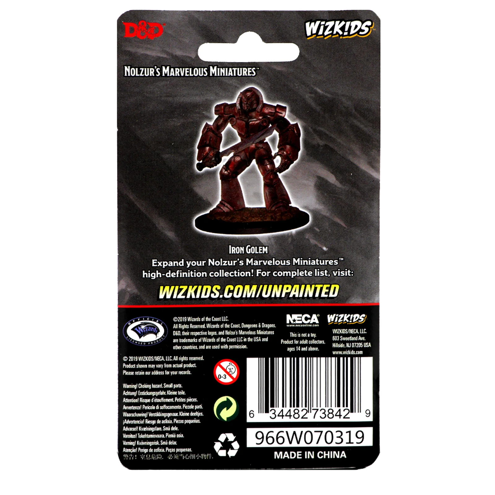 D&D Nolzur's Marvelous Miniatures - Iron Golem - Image 2