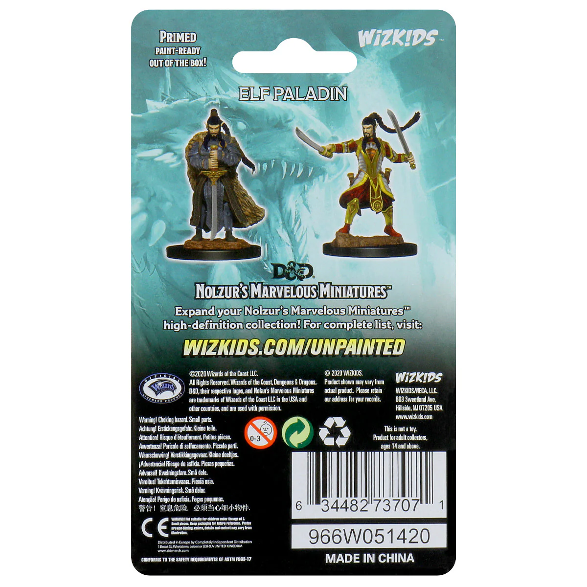 D&D Nolzur's Marvelous Miniatures - Male Elf Paladin - Image 2