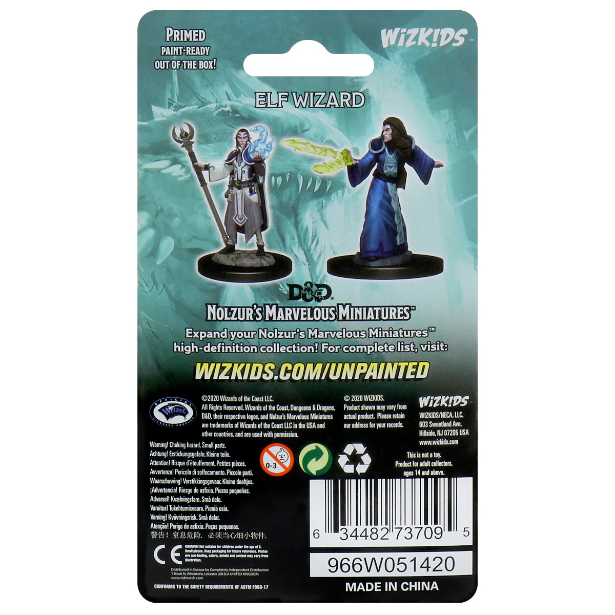 D&D Nolzur's Marvelous Miniatures - Male Elf Wizard - Image 2