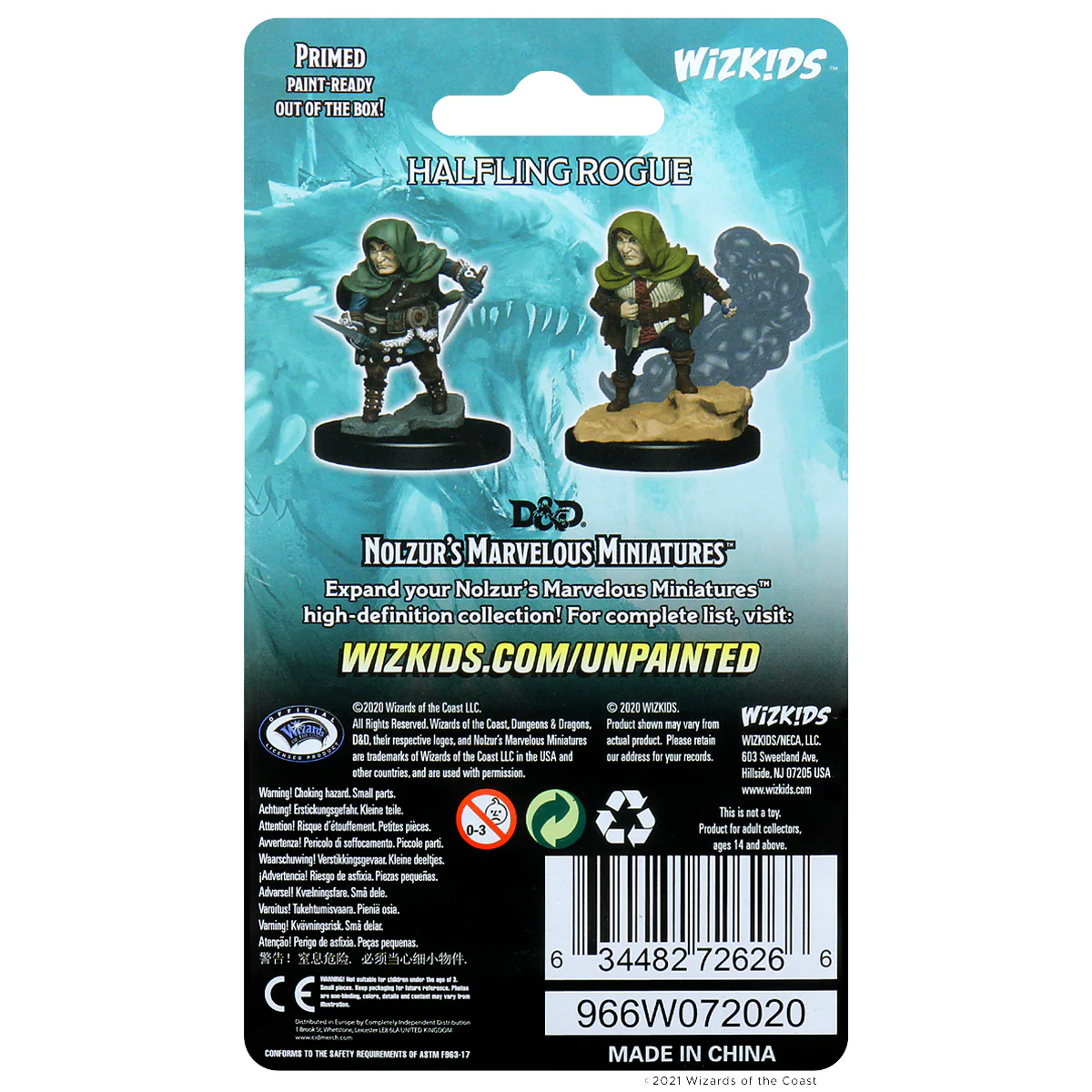 D&D Nolzur's Marvelous Miniatures: Halfling Rogue Male - Image 2