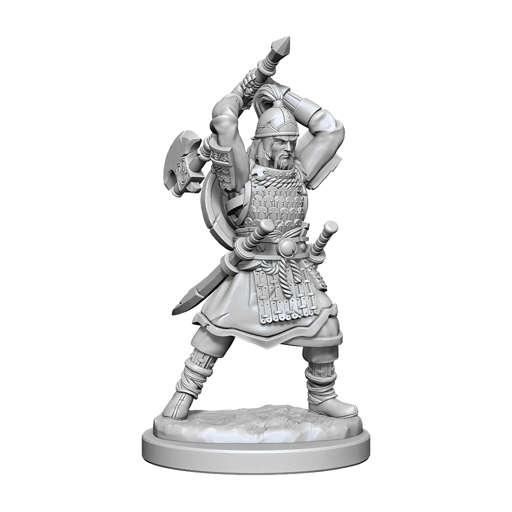 D&D Nolzur's Marvelous Miniatures: Human Barbarian Male - Image 3