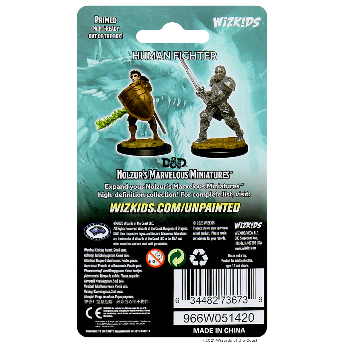 D&D Nolzur's Marvelous Miniatures - Male Human Fighter - Image 2