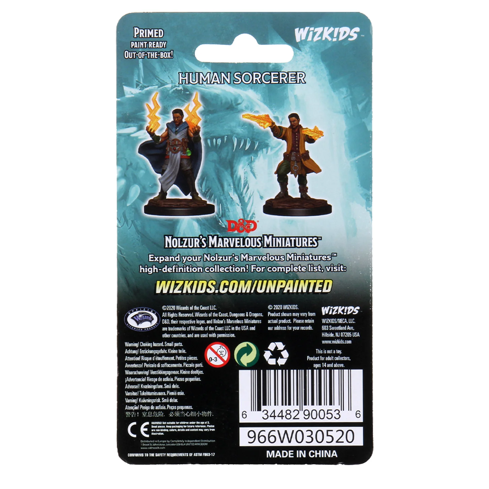 D&D Nolzur's Marvelous Miniatures: Male Human Sorcerer - Image 2