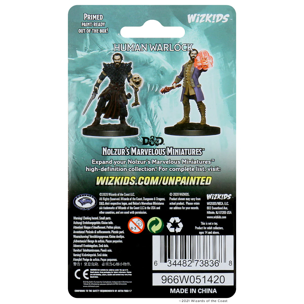 D&D Nolzur's Marvelous Miniatures - Male Human Warlock - Image 2