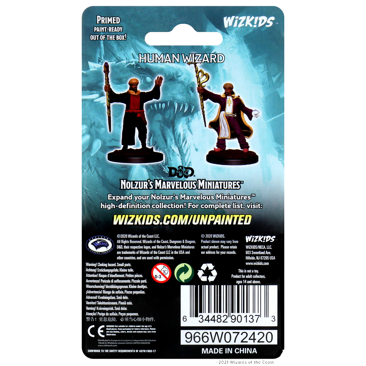 D&D Nolzur's Marvelous Miniatures: Human Wizard Male - Image 2