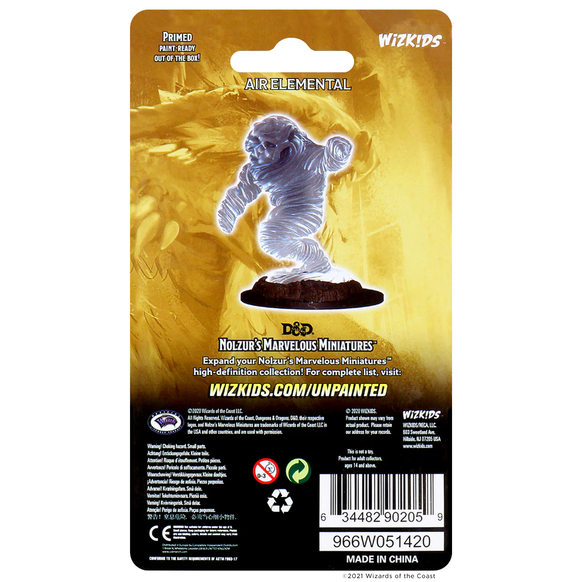 D&D Nolzur's Marvelous Miniatures - Air Elemental - Image 2