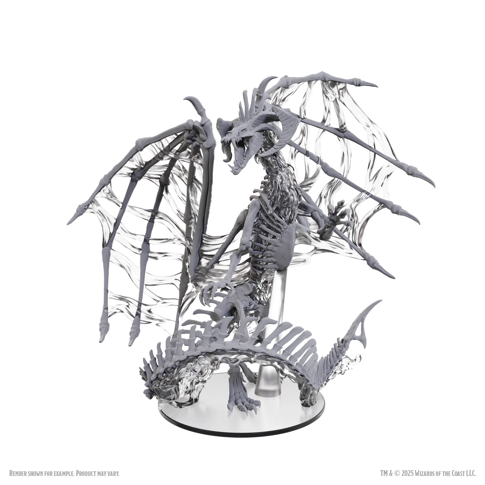 D&D Nolzur's Marvelous Miniatures: Black Dracolich Boxed Miniature - Image 2