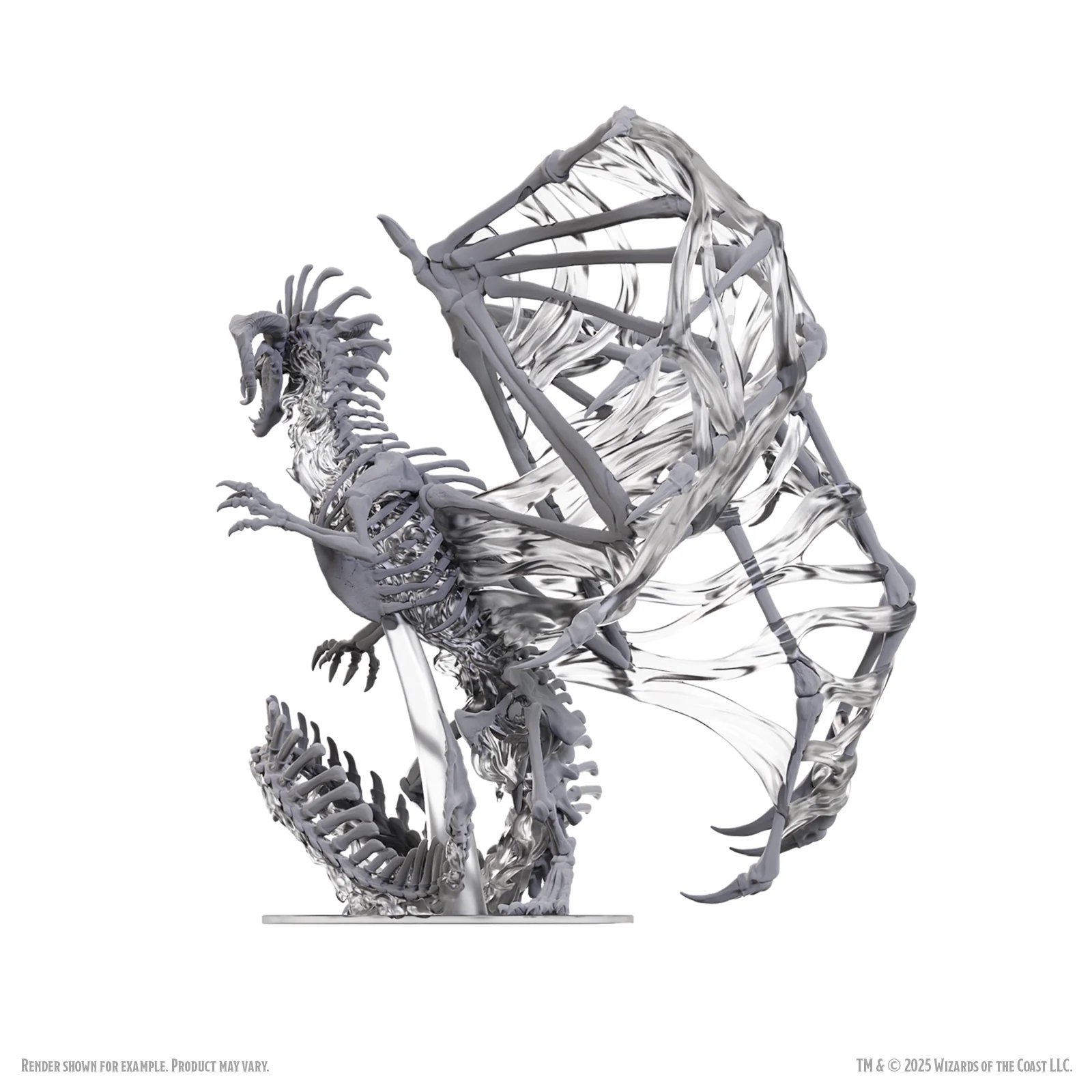 D&D Nolzur's Marvelous Miniatures: Black Dracolich Boxed Miniature - Image 4