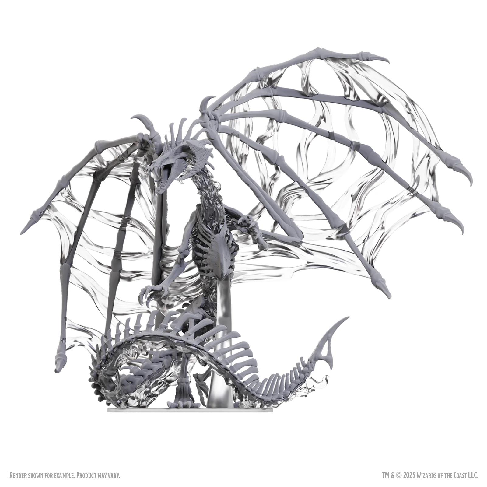 D&D Nolzur's Marvelous Miniatures: Black Dracolich Boxed Miniature - Image 5