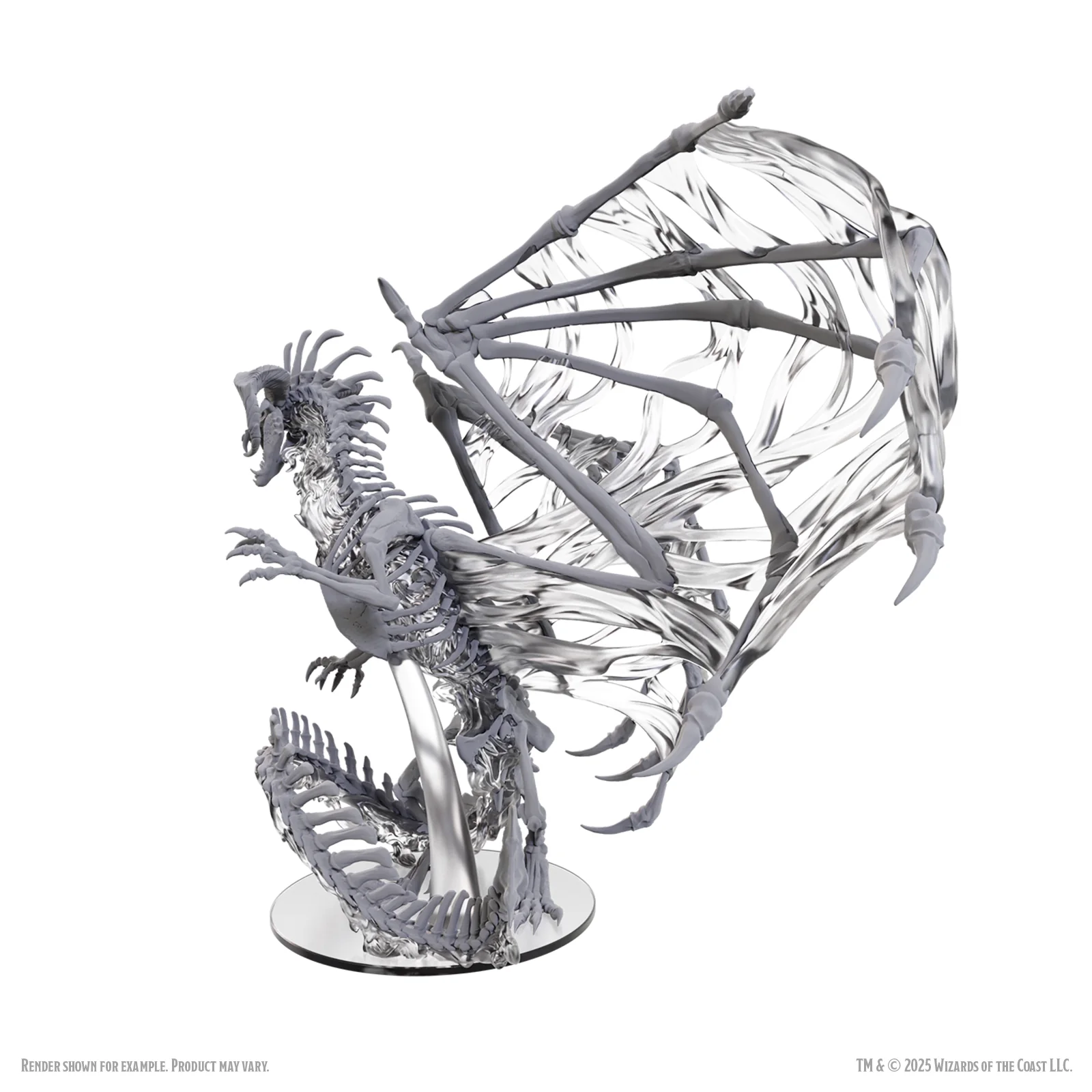 D&D Nolzur's Marvelous Miniatures: Black Dracolich Boxed Miniature - Image 6