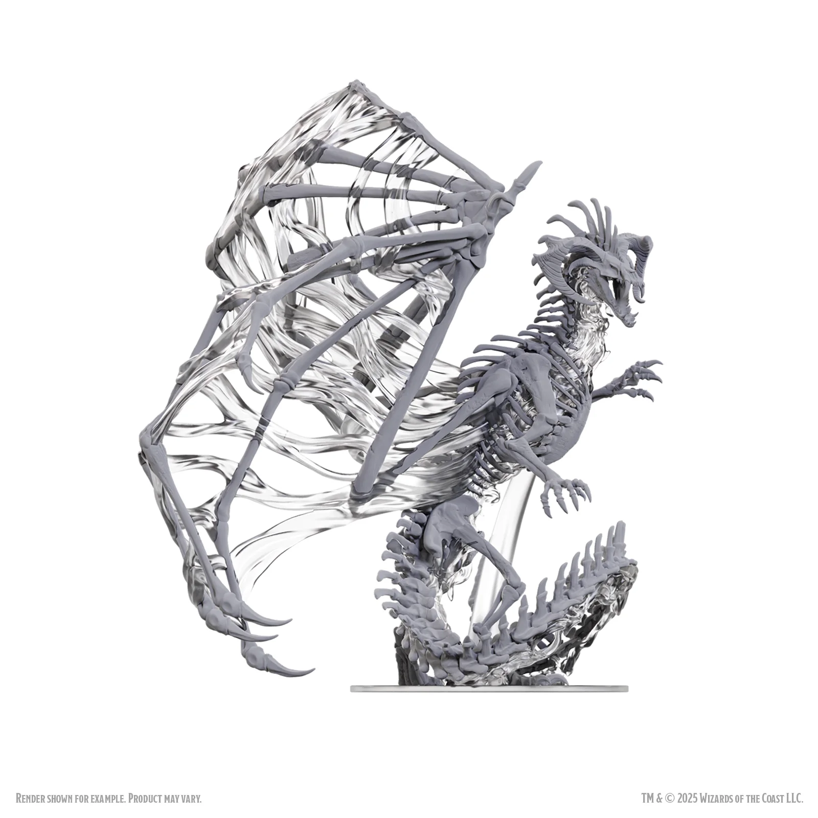 D&D Nolzur's Marvelous Miniatures: Black Dracolich Boxed Miniature - Image 7