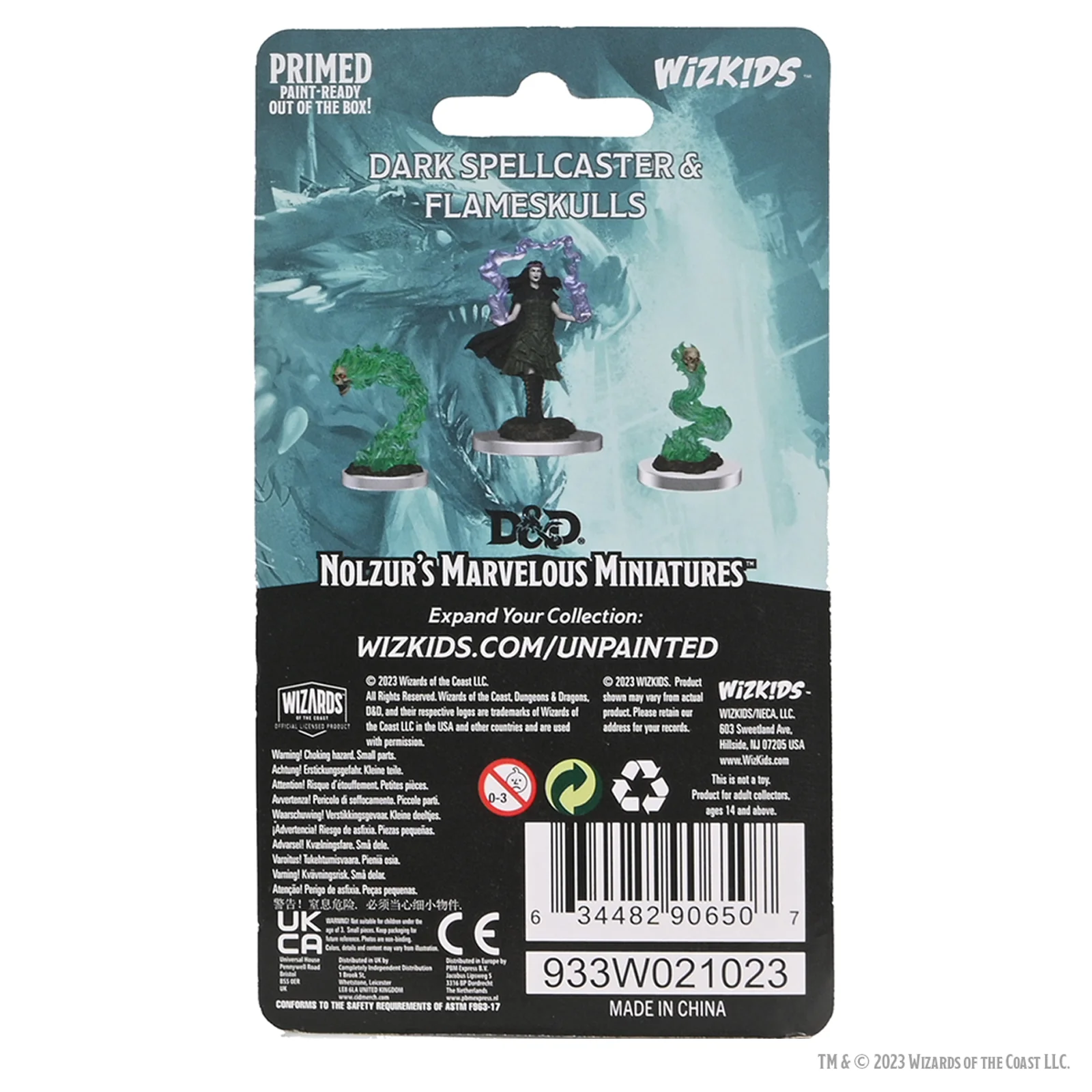 D&D Nolzur's Marvelous Miniatures: Dark Spellcaster & Flameskull - Image 2