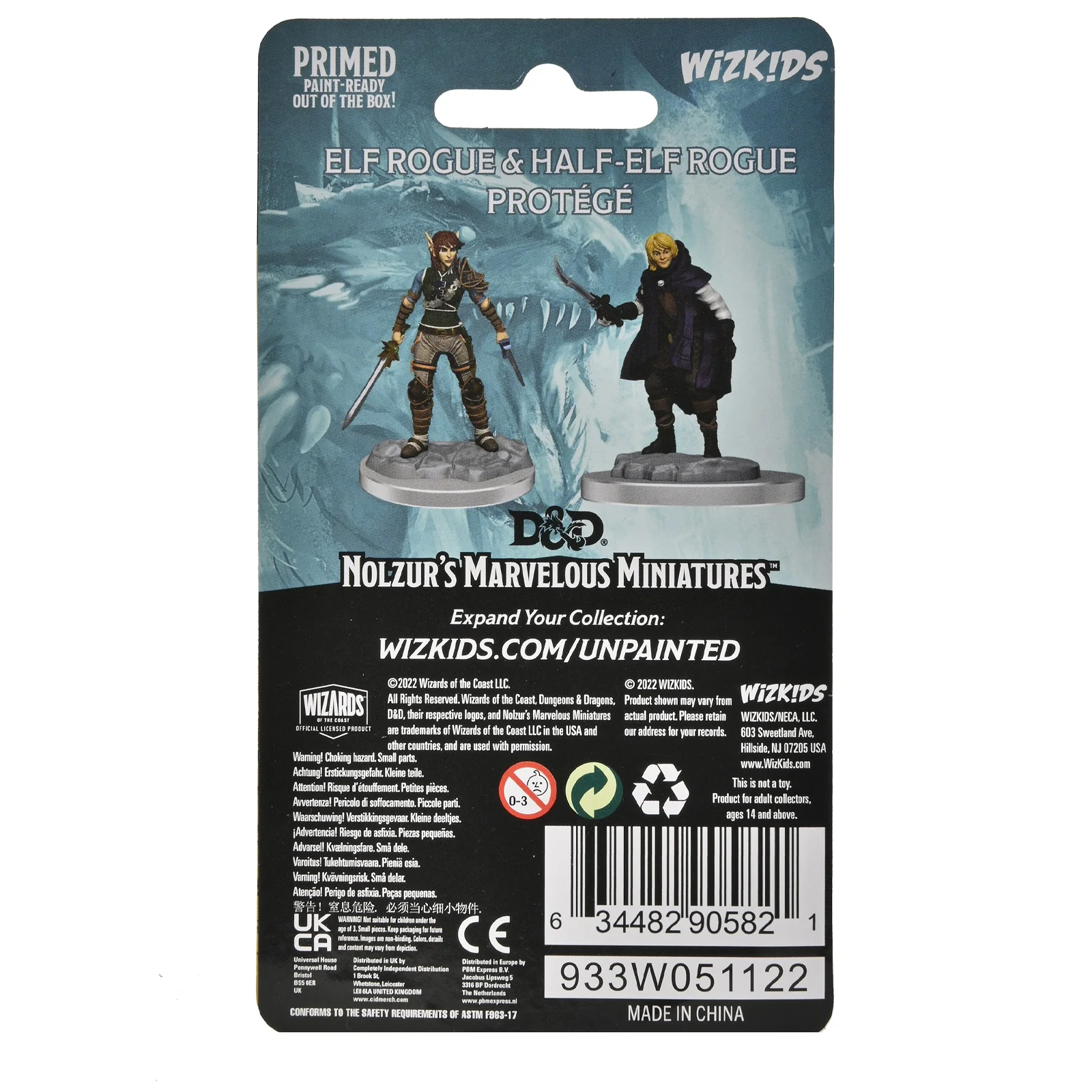 D&D Nolzur's Marvelous Miniatures: Elf Rogue & Half-Elf Rogue Protégé - Image 2